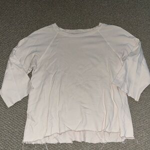 Raquel Allegra distressed sweatshirt top